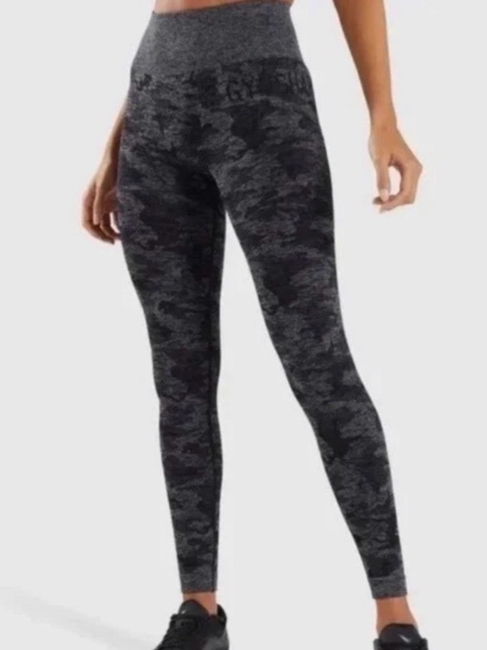 Gymshark Dark Gray Camo Leggings